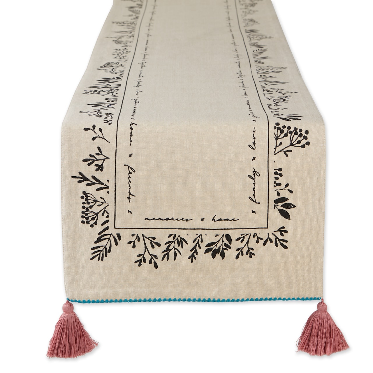 DII® 72" Gather Together Embellished Table Runner